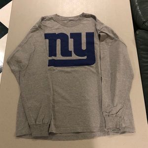 REEBOK New York Giants Logo Long Sleeve Tee Shirt